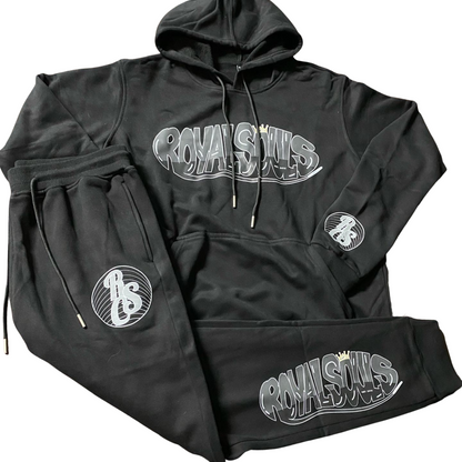 RS STATEMENT Logo Hoodie "Metallic Black"