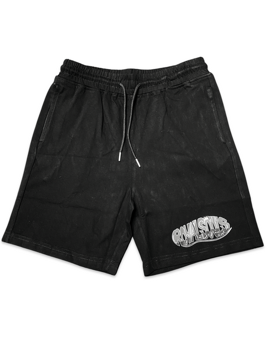 RS STATEMENT Logo Shorts "Metallic Black"