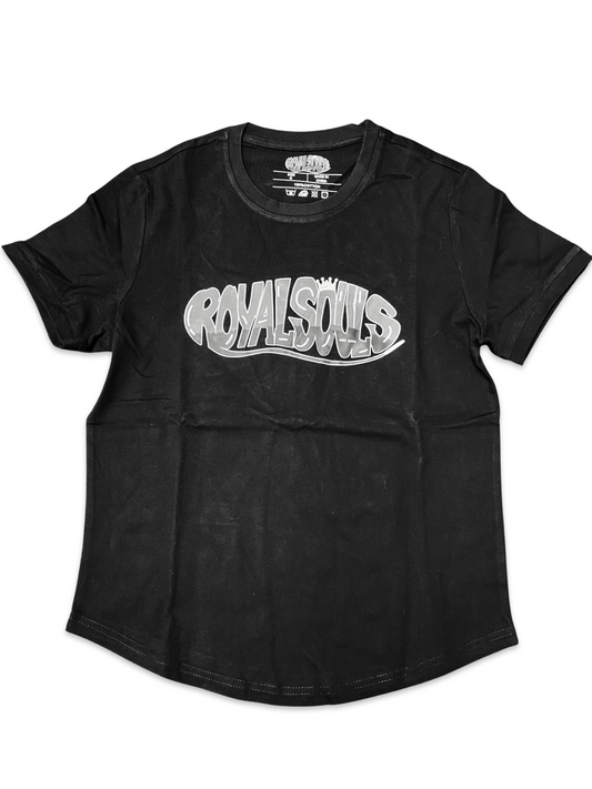 RS STATEMENT Logo Tee "Metallic Black"